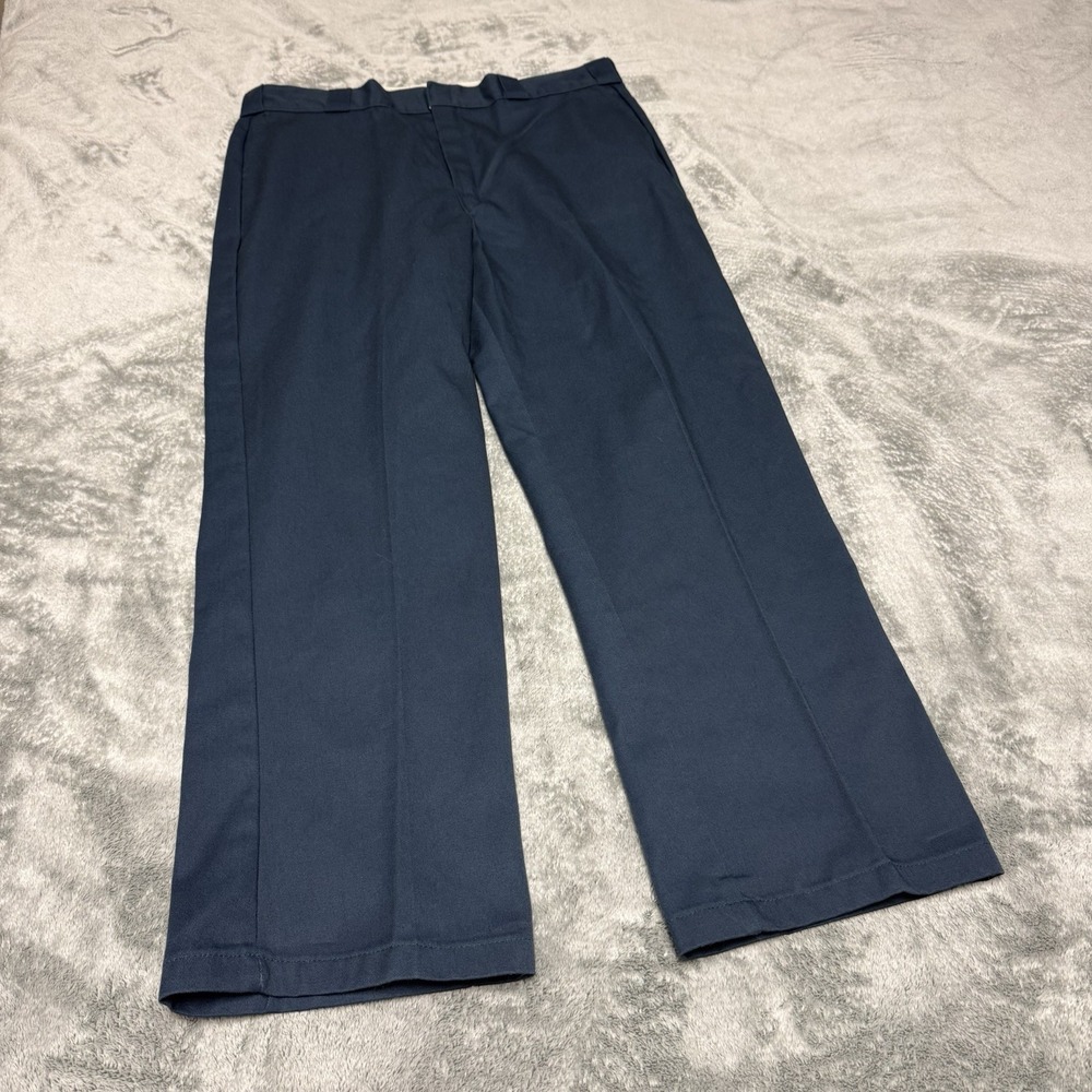 Dickies Work Pants Men's Size 38x31 Regular Fit Blue